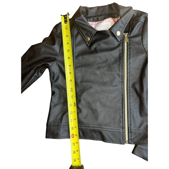 Sean John Girls Faux Leather Jacket & Tulle Dress Set Size M Peach Color - Picture 9 of 10